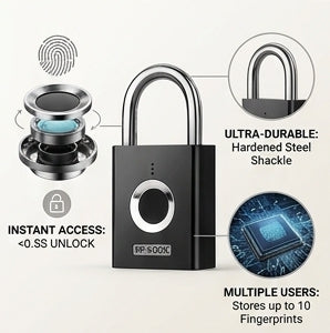 Fingerprint Padlock | FP Lock | Unlock Smarter. Secure Better.
