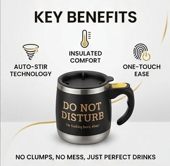 Self Stirring Mug/Cup | Stir Smarter. Sip Better.