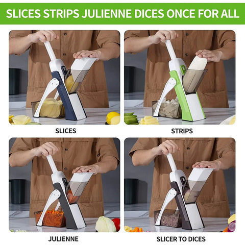 Manual Portable Vegetable Cutter | Vegetable Chopper | Slice Smarter. Cook Faster.