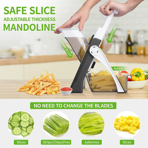 Manual Portable Vegetable Cutter | Vegetable Chopper | Slice Smarter. Cook Faster.