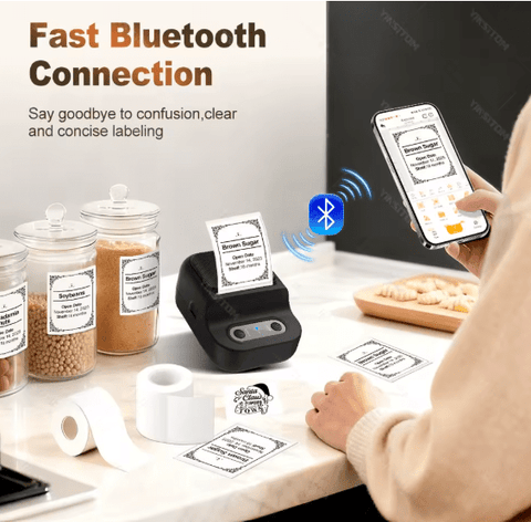 Bluetooth Label Printer | Label It. Organize It. Simplify Life.