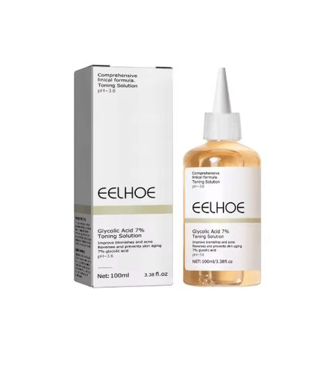 Eelhoe - Glycolic Acid 7% Toning Solution | Refresh. Smooth. Reveal Your Glow.