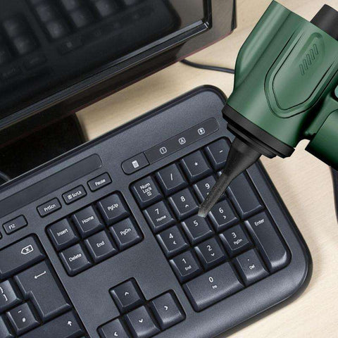Foldable Mini USB Vacuum & Air Blower | Clean Smarter. Blow Away Dust.