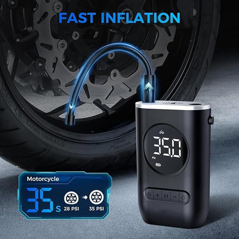 Portable Digital Tire Inflator Air Pump | Inflate Faster. Drive Safer. Air Pump