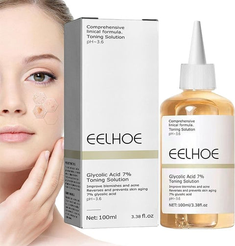 Eelhoe - Glycolic Acid 7% Toning Solution | Refresh. Smooth. Reveal Your Glow.