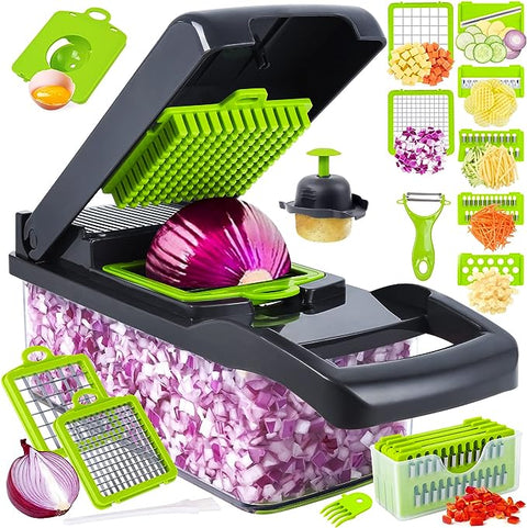 16 in 1 Multifunctional Vegetable Chopper | Chop More. Prep Faster. Cook Smarter.