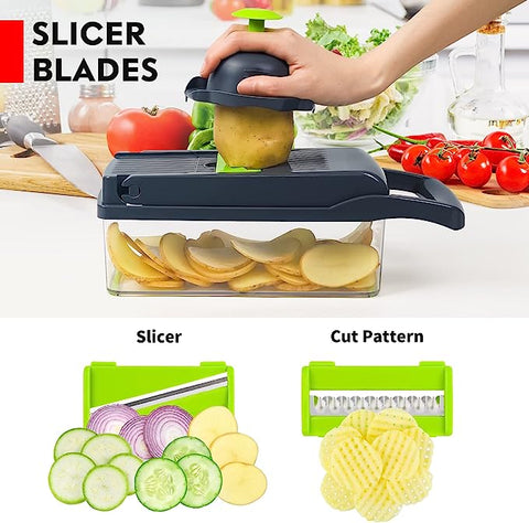 16 in 1 Multifunctional Vegetable Chopper | Chop More. Prep Faster. Cook Smarter.